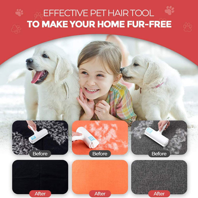 Rouleau viable en plastique en nylon de fibre de fourrure d'animal familier et de solvant de fibre pour le tapis de divan
