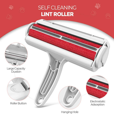 Rouleau viable en plastique en nylon de fibre de fourrure d'animal familier et de solvant de fibre pour le tapis de divan