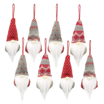 Noël fait main de Halloween ornemente des Gnomes de peluche pour l'arbre de Noël
