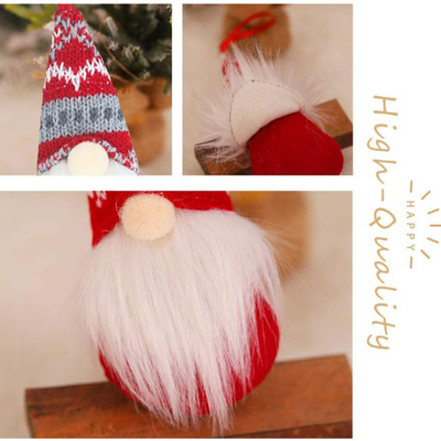 Noël fait main de Halloween ornemente des Gnomes de peluche pour l'arbre de Noël