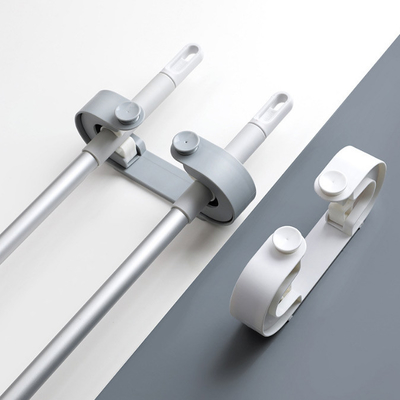 Balai d'ABS et bâti en plastique de mur de support de balai pour la cuisine à la maison de salle de bains