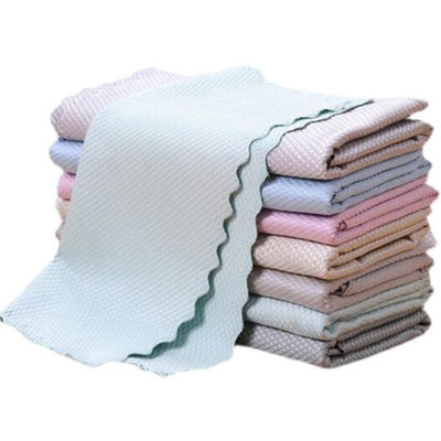 Tissu de Microfiber Easycleanco d'échelle de poissons de chiffon de nettoyage de Nanoscale