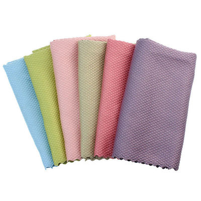 Tissu de Microfiber Easycleanco d'échelle de poissons de chiffon de nettoyage de Nanoscale