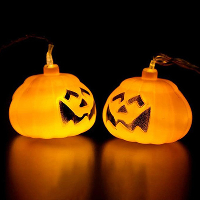 Lumières extérieures d'intérieur de ficelle de potiron des ornements LED de Noël de Halloween