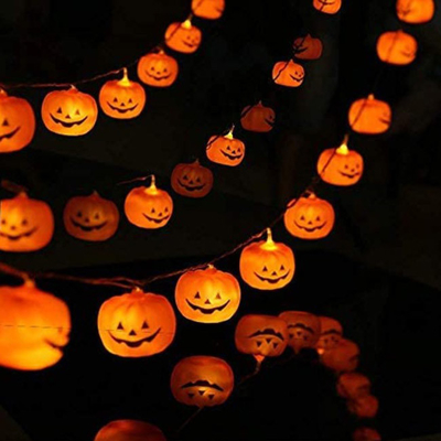 Lumières extérieures d'intérieur de ficelle de potiron des ornements LED de Noël de Halloween