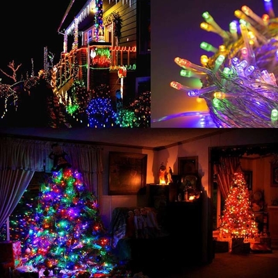 lumières imperméables actionnées solaires de ficelle de Noël de 20m LED pour la décoration de mariage de partie