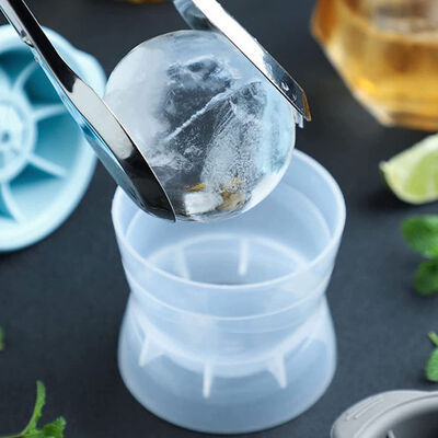 Grand glaçon rond de sphère de silicone de fabricant de boule de glace Tray Mold For Whiskey Cocktails