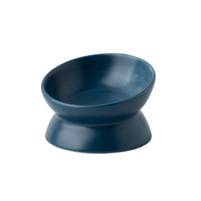 Animal familier élevé en céramique multicolore de Cat Bowls Elevated Porcelain For