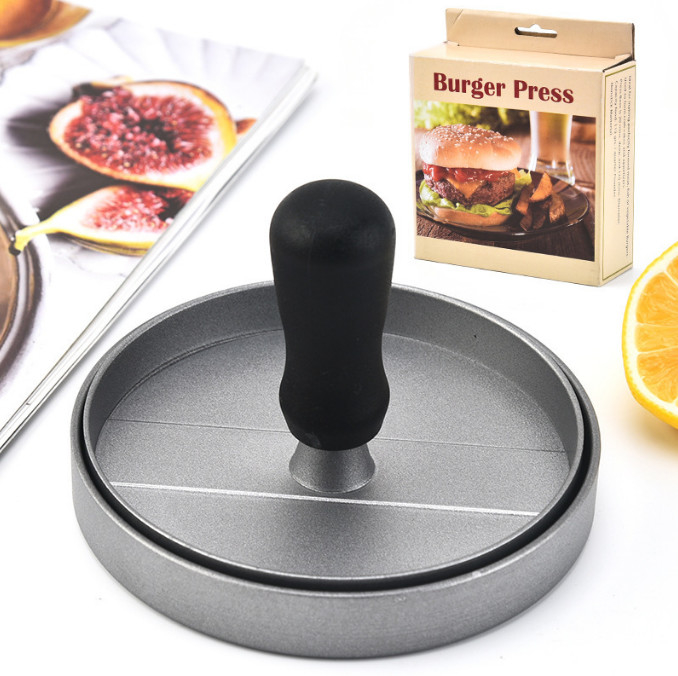 La presse antiadhésive Patty Maker Mold Burger Making d'hamburger usine la presse en aluminium chaude de viande d'hamburger